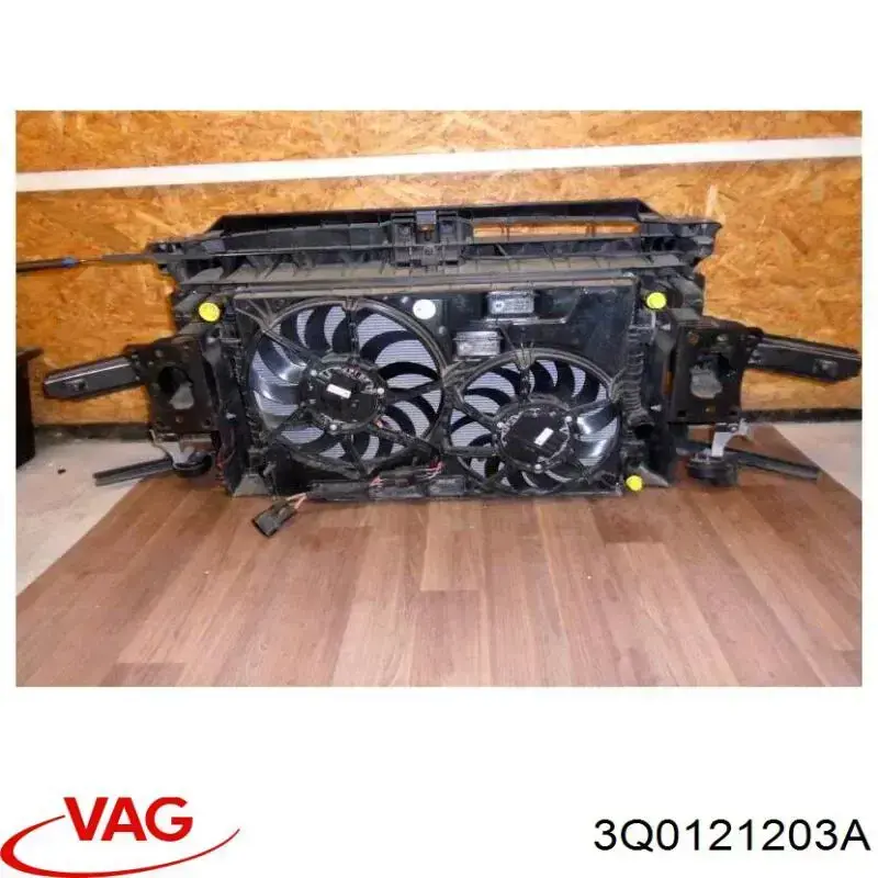 Difusor do radiador de esfriamento, montado com motor e roda de aletas VAG 3Q0121203E preço, a partir de 87,92 USD