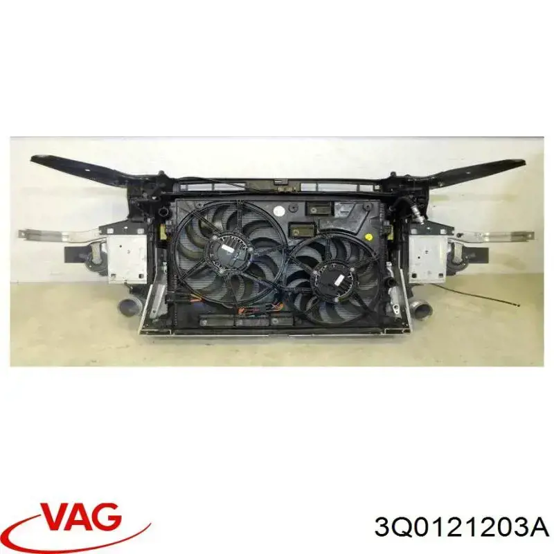 Compre 3Q0959455A VAG Difusor do radiador de esfriamento, montado com motor e roda de aletas