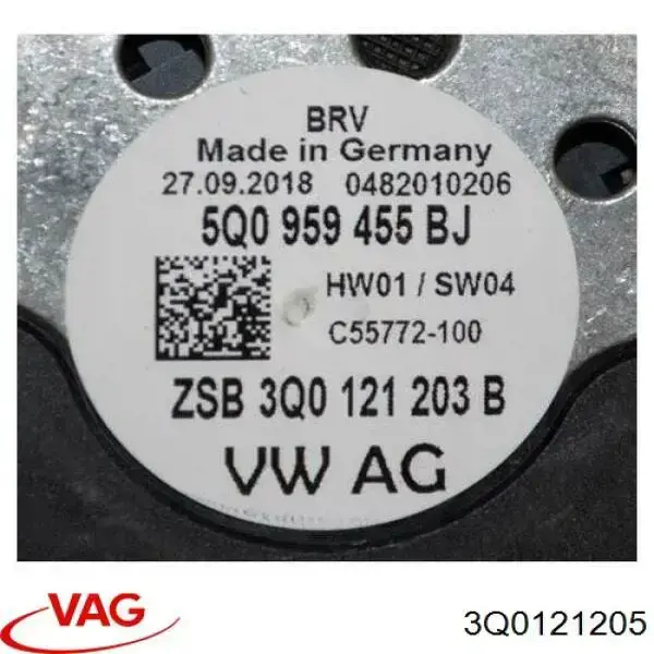 Compre 3Q0121205 VAG Difusor do radiador de esfriamento