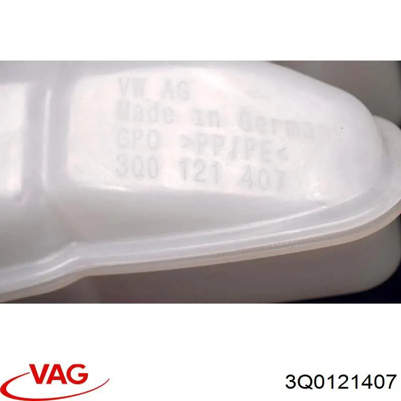 Compre 3Q0121407 VAG Tanque de expansão do sistema de esfriamento