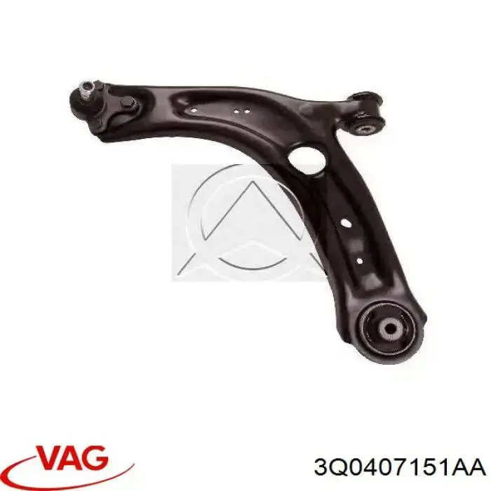 Braço oscilante inferior esquerdo de suspensão dianteira VAG 3Q0407151AA preço, a partir de 81,55 USD