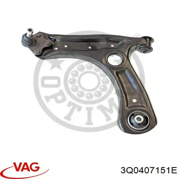 Compre 3Q0407151E VAG Braço oscilante inferior esquerdo de suspensão dianteira