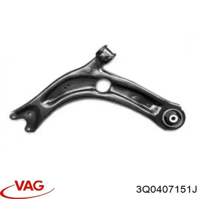 Compre 3Q0407151J VAG Braço oscilante inferior esquerdo de suspensão dianteira