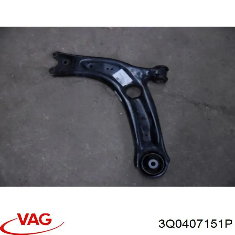 Braço oscilante inferior esquerdo de suspensão dianteira VAG 3Q0407151P preço, a partir de 81,86 USD
