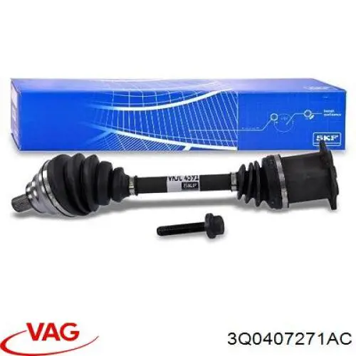 Semieixo (acionador) dianteiro esquerdo VAG 3Q0407761MX preço, a partir de 204,31 USD