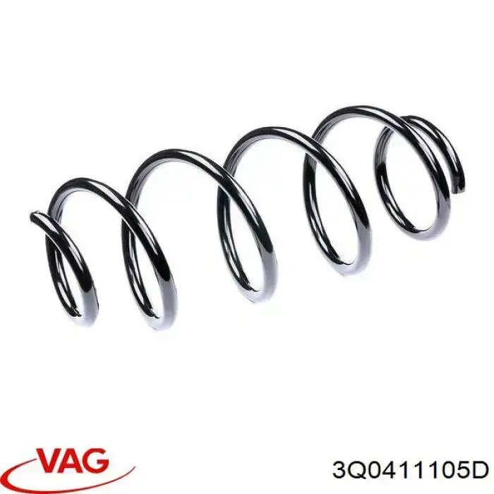 Mola dianteira VAG 3Q0411105D preço, a partir de 61,95 USD