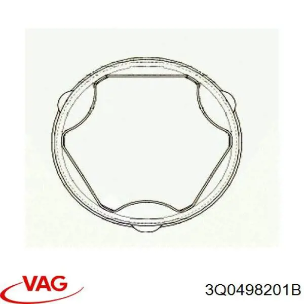 Bota de proteção externa de junta homocinética do semieixo dianteiro VAG 3Q0498201B preço, a partir de 66,56 USD