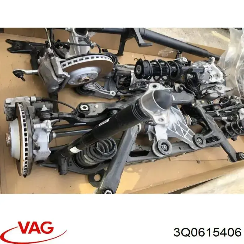 3Q0615406 VAG Suporte do freio traseiro direito