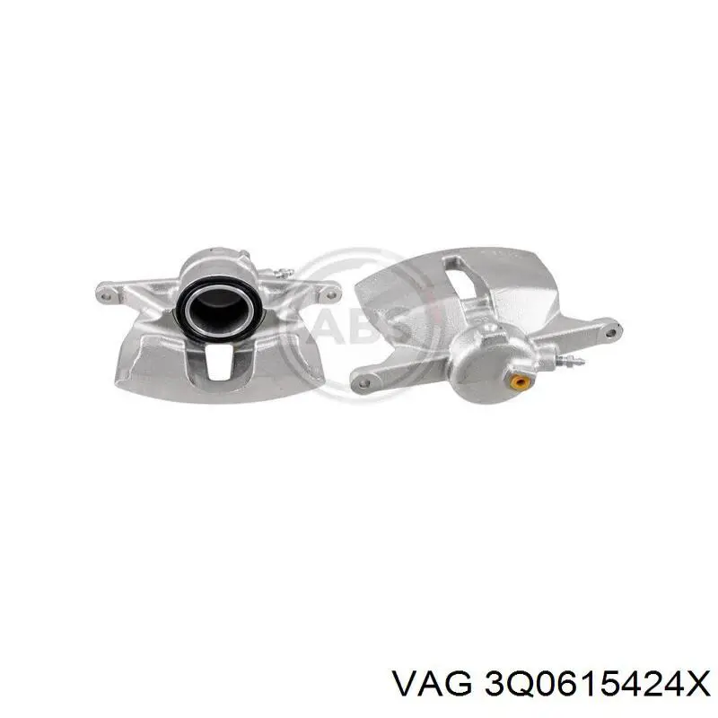 3Q0615424X VAG Suporte do freio traseiro direito