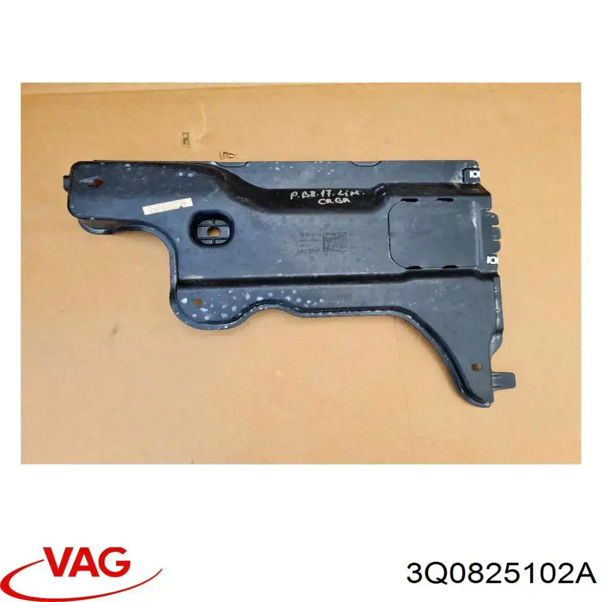 3Q0825102A VAG Proteção de fundo traseira direita