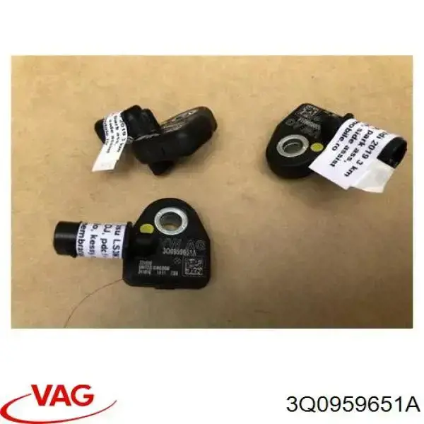 3Q0959651A VAG Sensor AIRBAG dianteiro