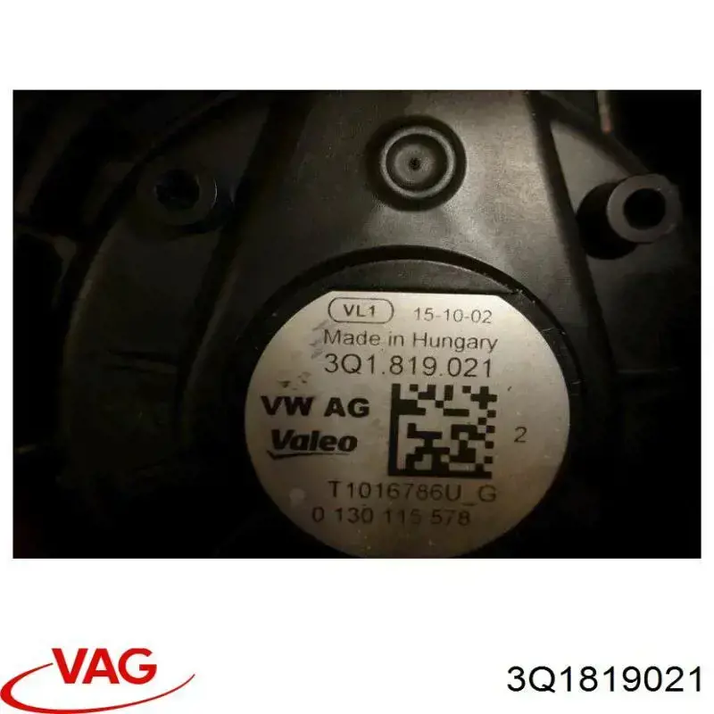 Motor de ventilador de forno (de aquecedor de salão) VAG 3Q1819021 preço, a partir de 92,29 USD