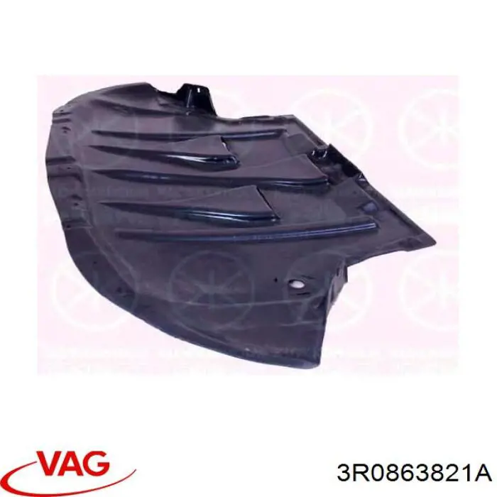 3R0863821A VAG Proteção de motor, de panela (da seção de motor)