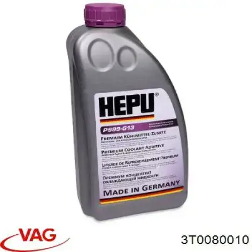 Fluido de esfriamento 3T0080010 VAG