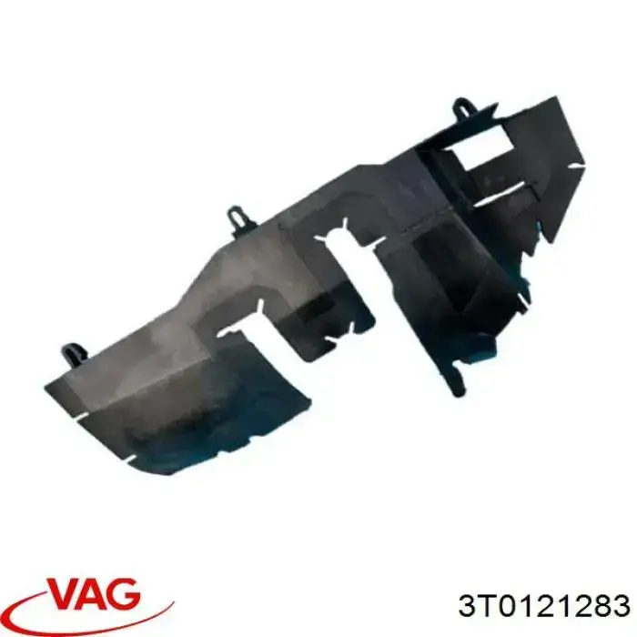 Conduto de ar (defletor) esquerdo do radiador VAG 3T0121283 preço, a partir de 19,18 USD