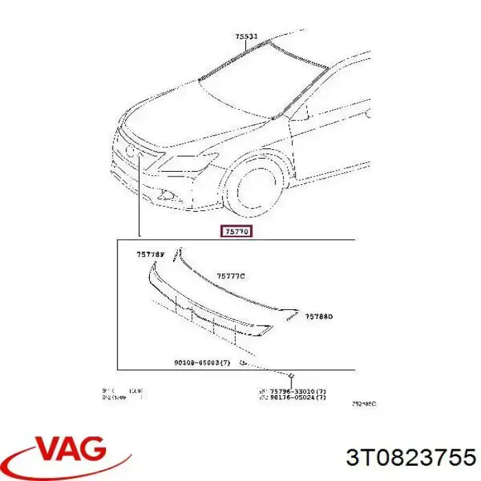 Compre 3T0823755 VAG 