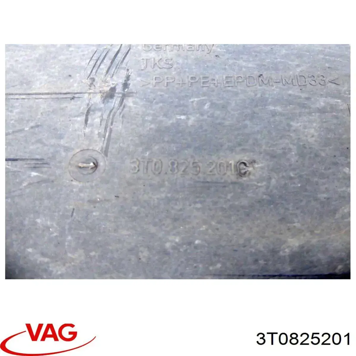 Compre 3T0825201 VAG Proteção de fundo esquerda
