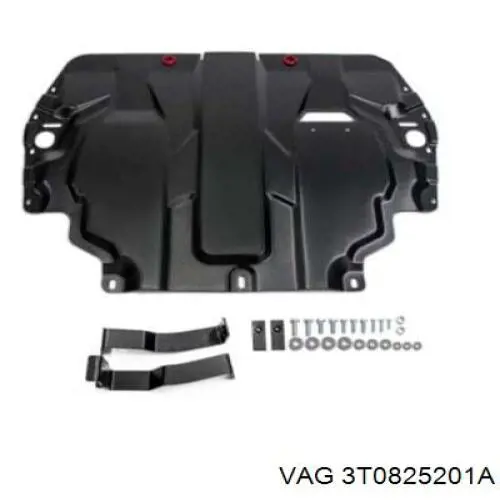 3T0825201A VAG Proteção de fundo esquerda
