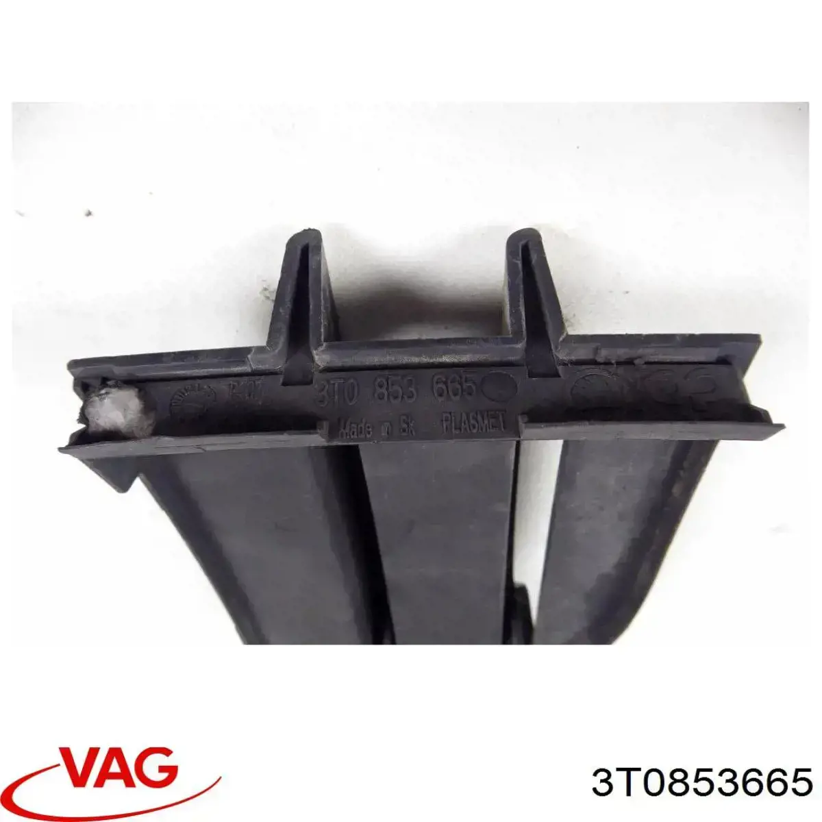 Grelha esquerda do pára-choque dianteiro VAG 3T0853665 preço, a partir de 5,52 USD