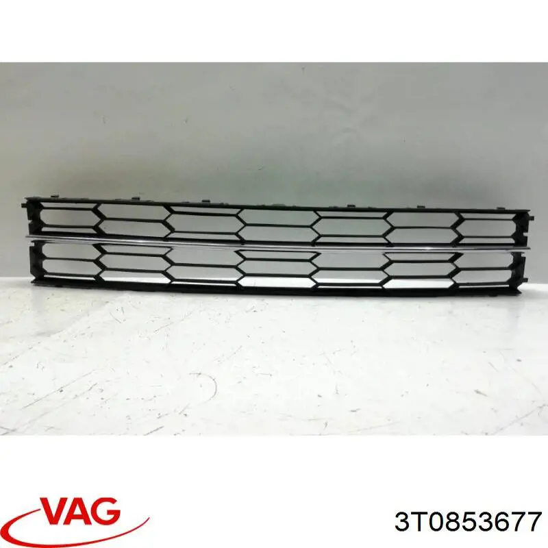 Grelha central do pára-choque dianteiro VAG 3T0853677 preço, a partir de 30,36 USD