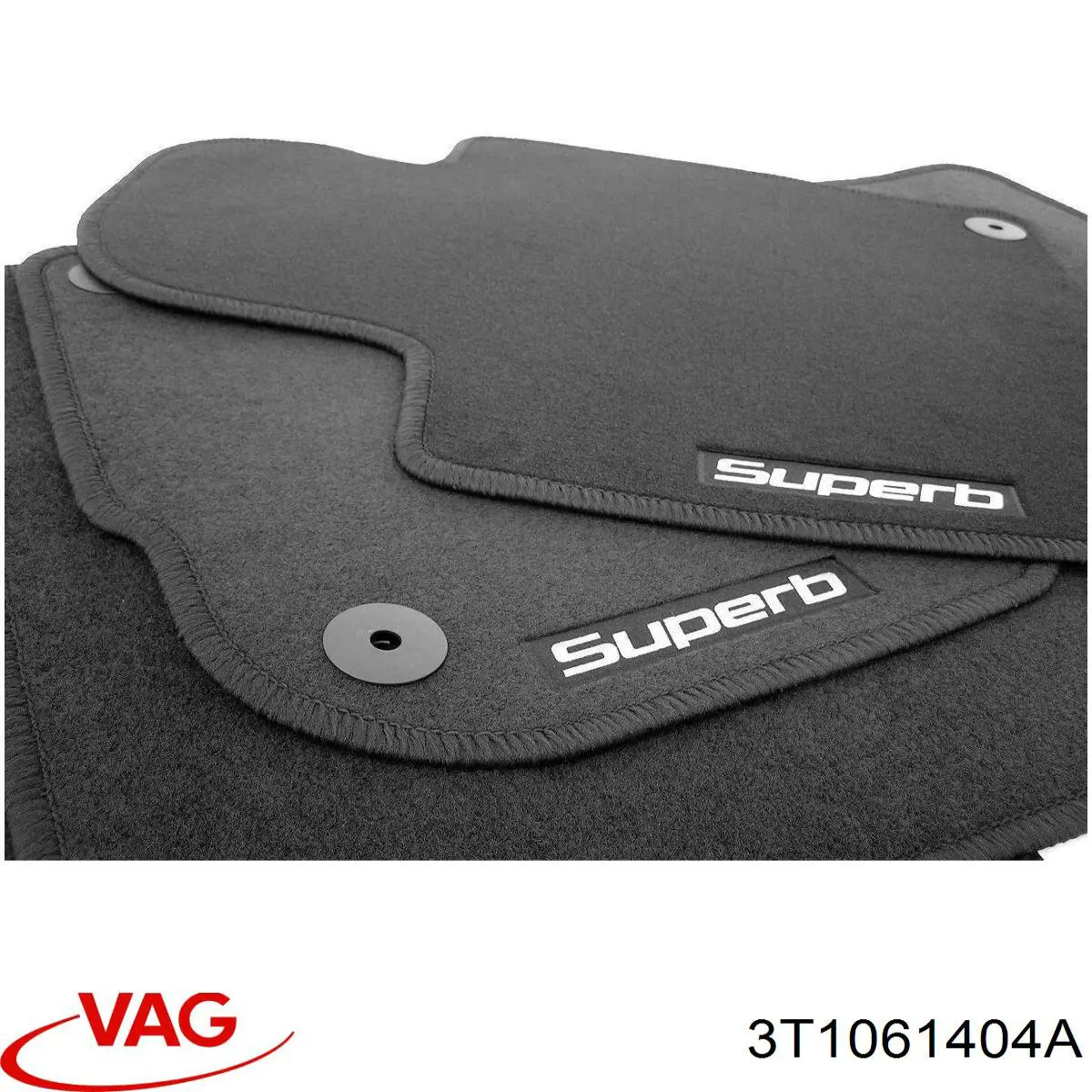 Compre 3T1061420 VAG Tapetes dianteiros + traseiros, kit