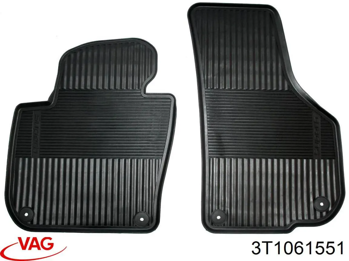 Tapetes dianteiros + traseiros, kit VAG 3T0061221 preço, a partir de 57,19 USD