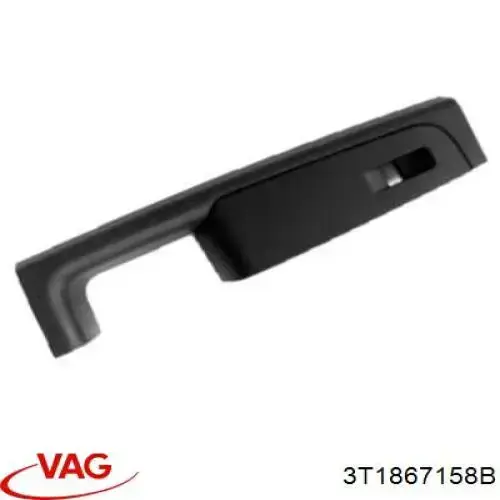 Maçaneta interna direita da porta dianteira VAG 3T1867158B preço, a partir de 10,11 USD