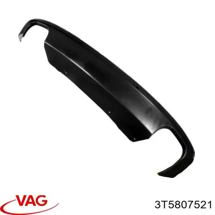 3T5807521D VAG Spoiler do pára-choque traseiro