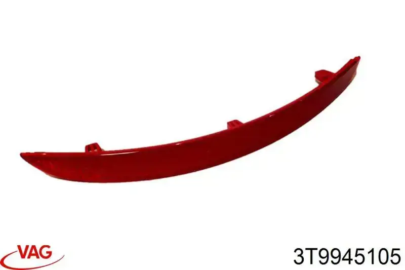Retrorrefletor (refletor) do pára-choque traseiro esquerdo VAG 3T9945105 preço, a partir de 21,13 USD