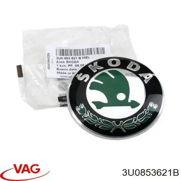 Compre 3U0853621B VAG Emblema da capota
