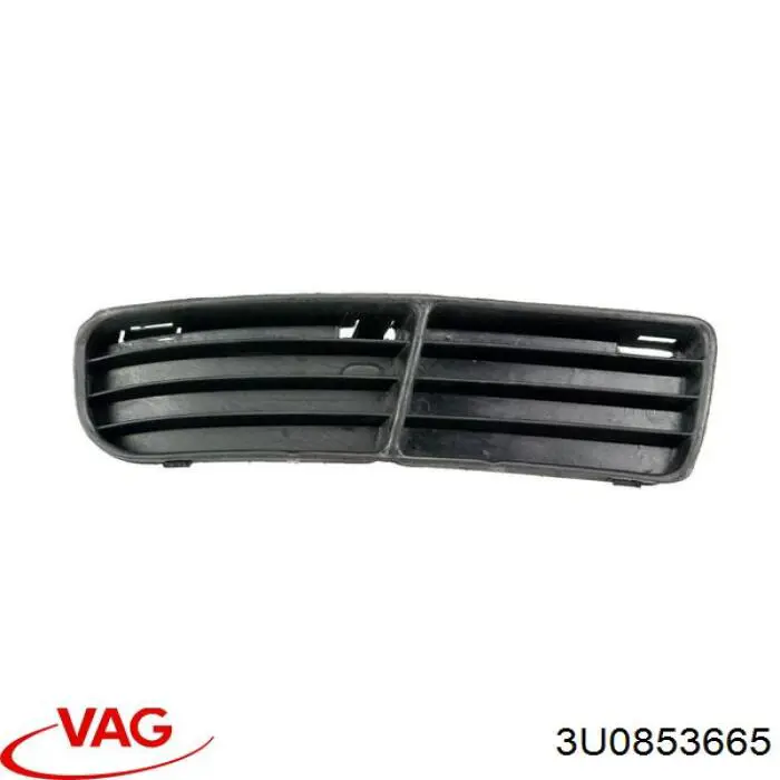 Compre 3U0853665 VAG Tampão (grelha) das luzes de nevoeiro do pára-choque dianteiro esquerdo