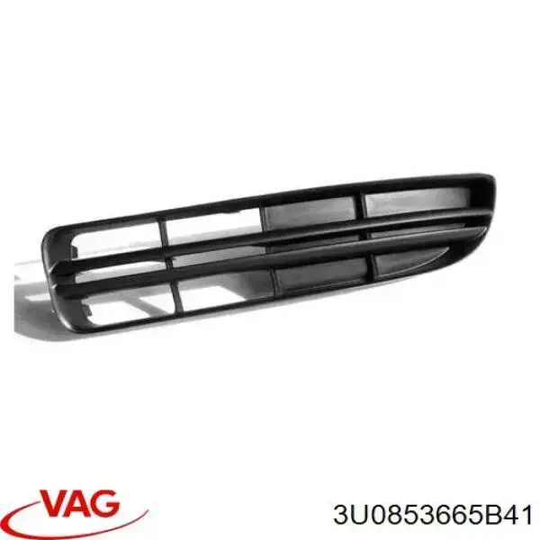 Tampão (grelha) das luzes de nevoeiro do pára-choque dianteiro esquerdo VAG 3U0853665B41 preço, a partir de 53,96 USD