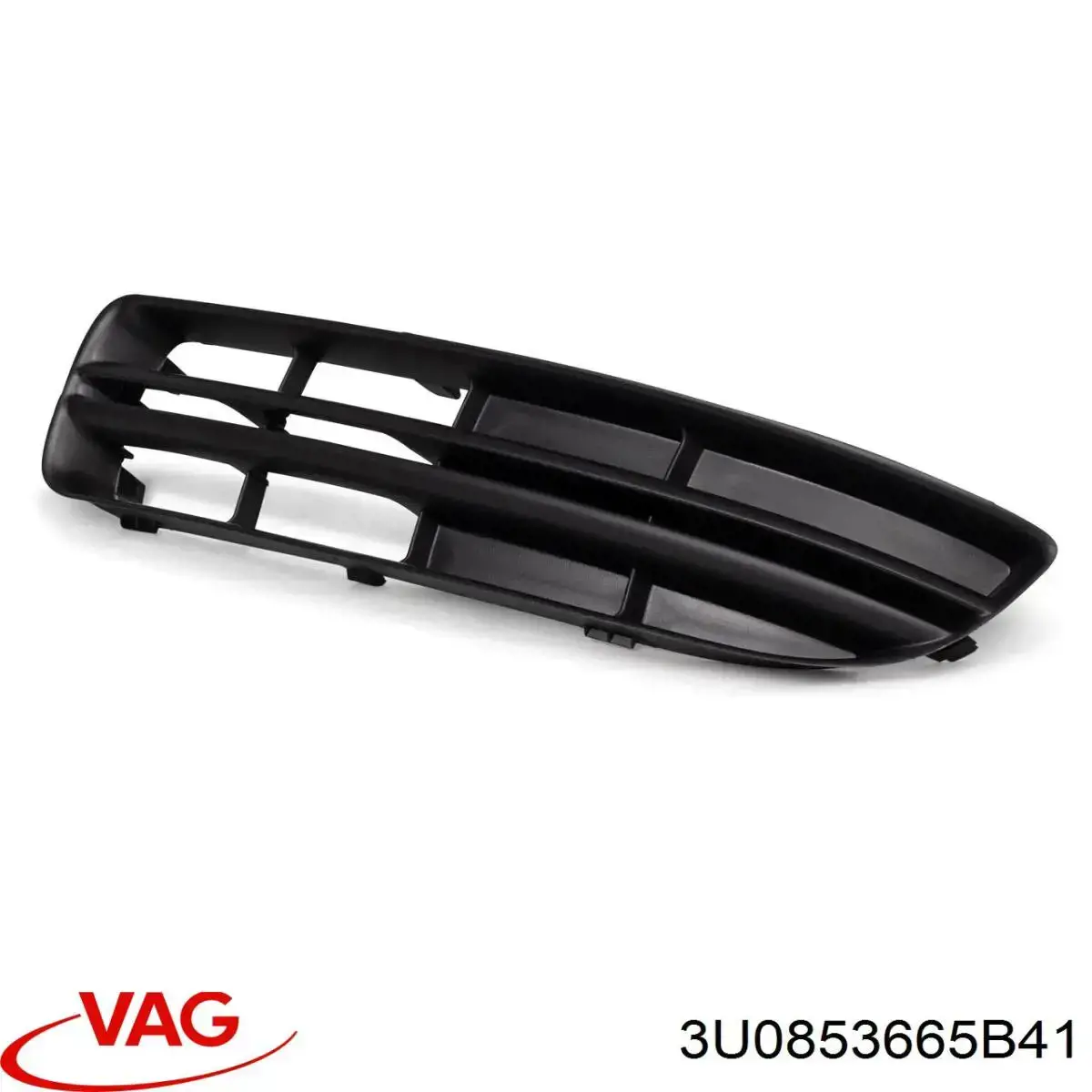Compre 3U0853665B41 VAG Tampão (grelha) das luzes de nevoeiro do pára-choque dianteiro esquerdo