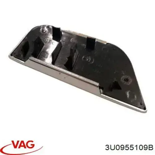 3U0955109B VAG Placa sobreposta do injetor de fluido para lavador da luz dianteira