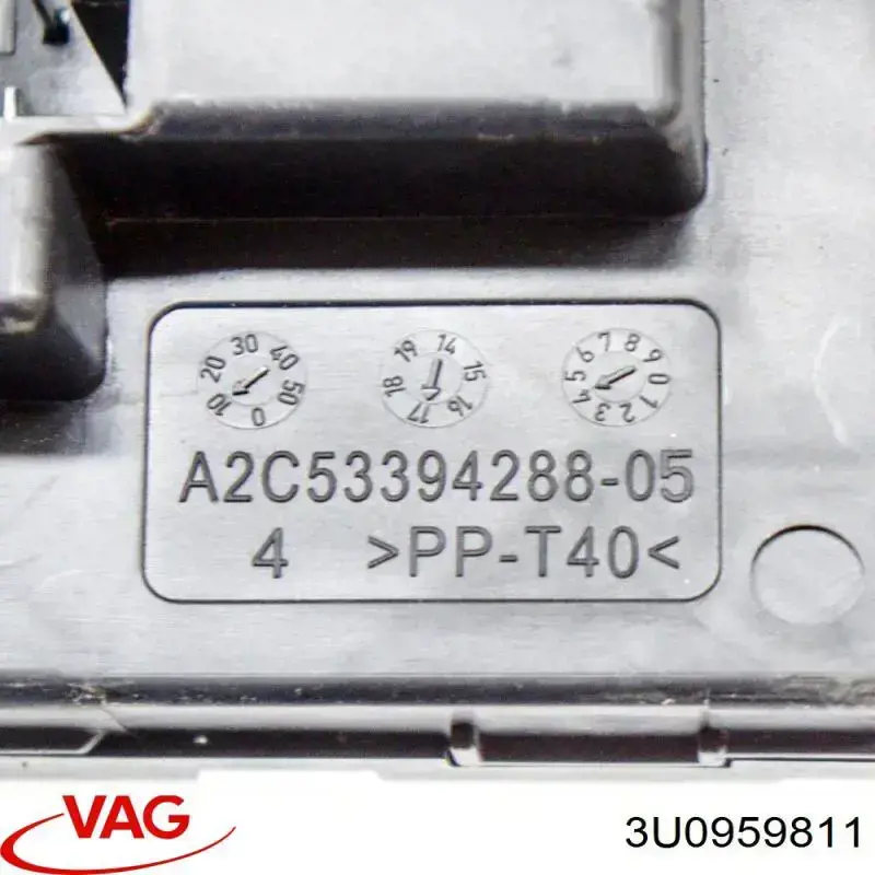 3U095981100Z VAG Motor de acionamento de vidro da porta traseira esquerda