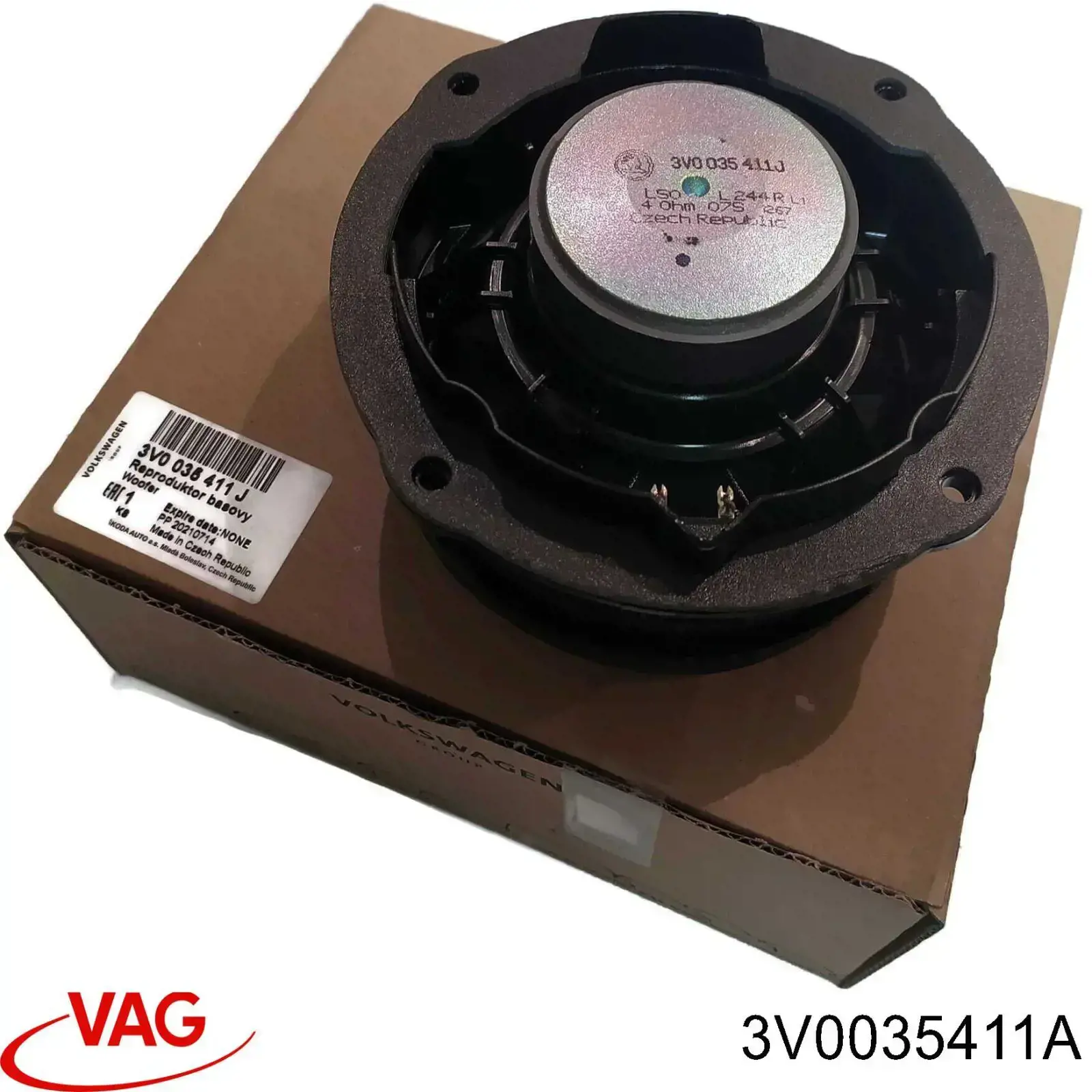 3V0035411A VAG Alto-falante da porta dianteira