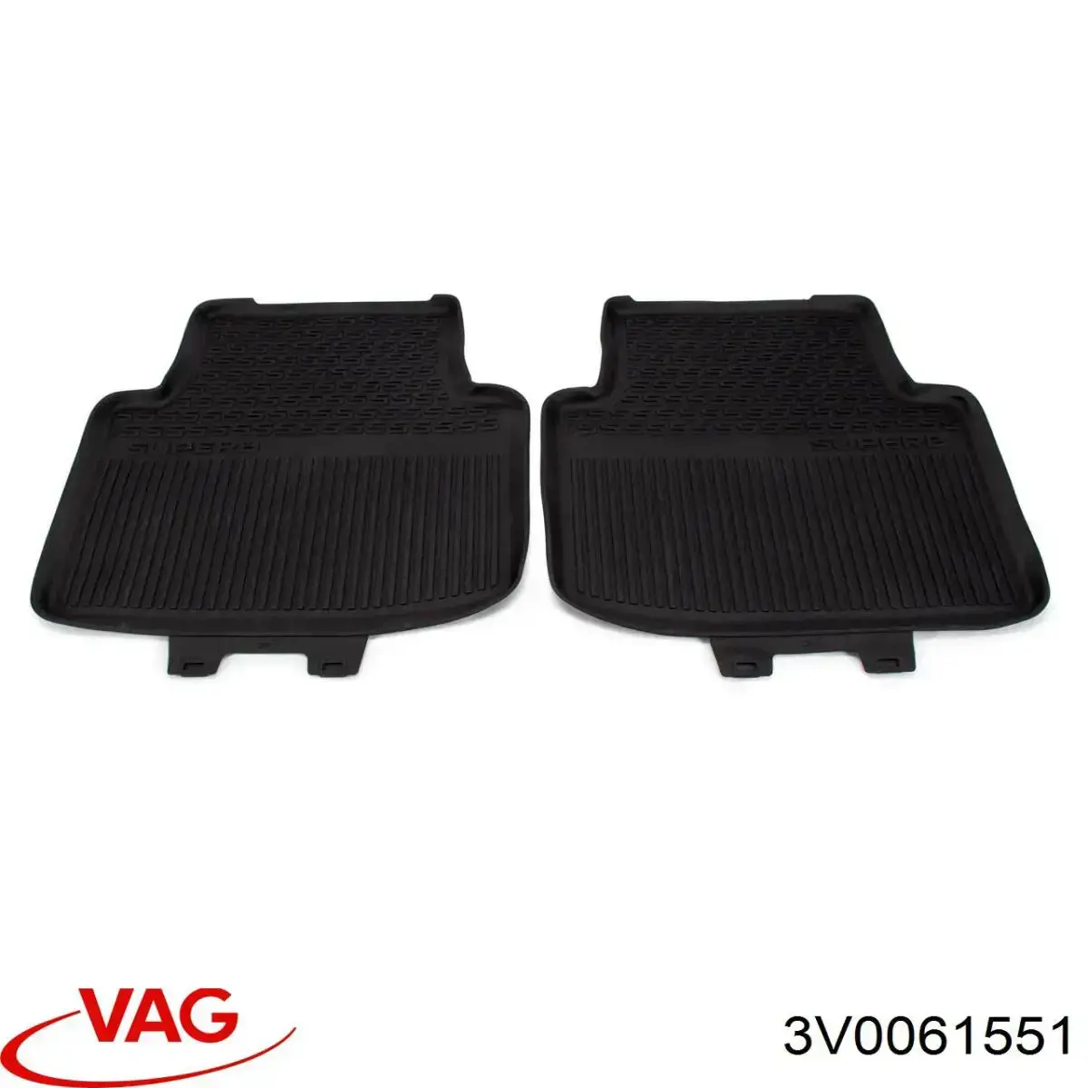 Tapete traseiro, kit de 2 un. VAG 3V0061551 preço, a partir de 58,69 USD
