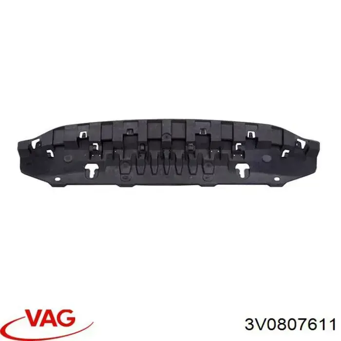 3V0807611 VAG Consola de spoiler do pára-choque dianteiro