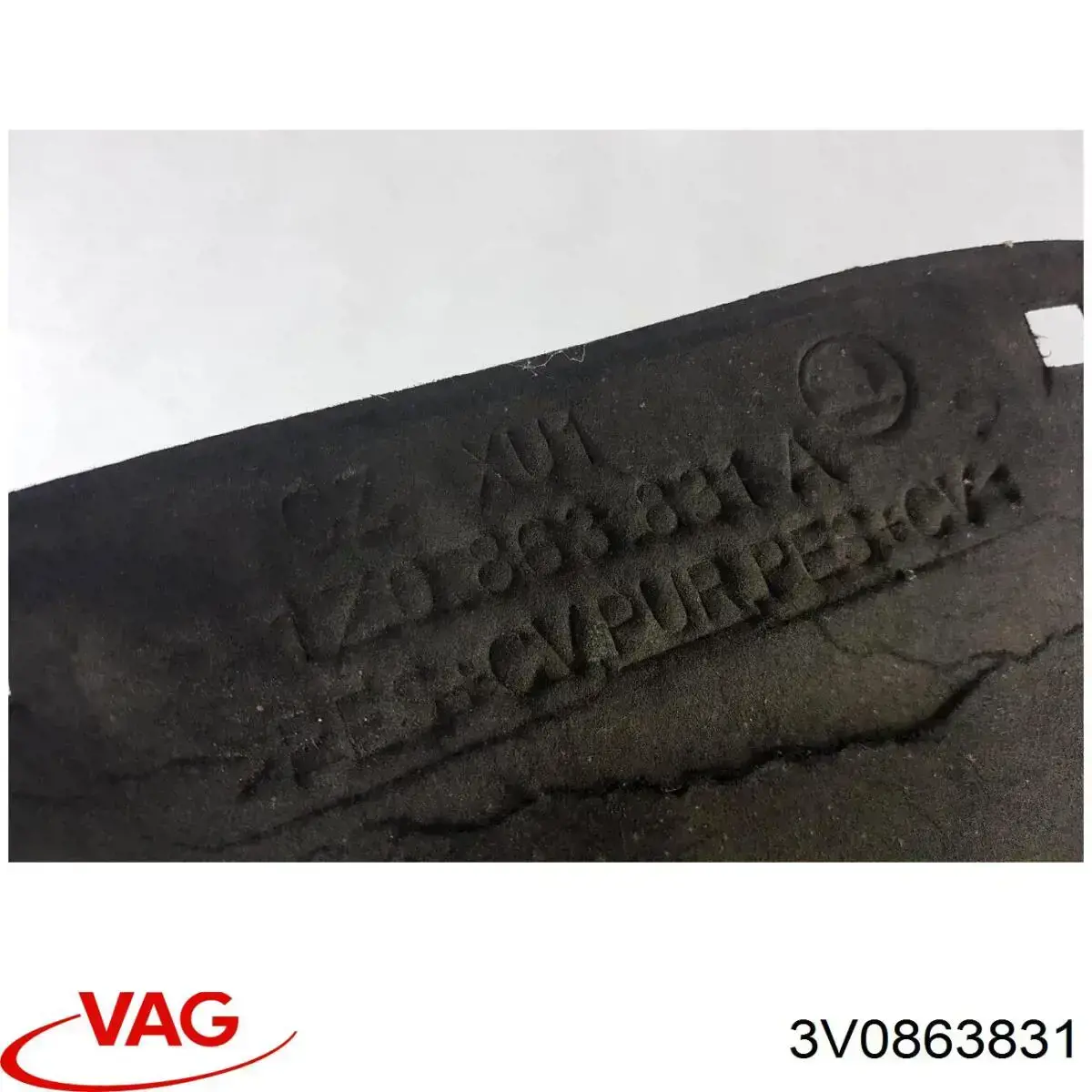 3V0863831 VAG Isolamento de ruído da capota