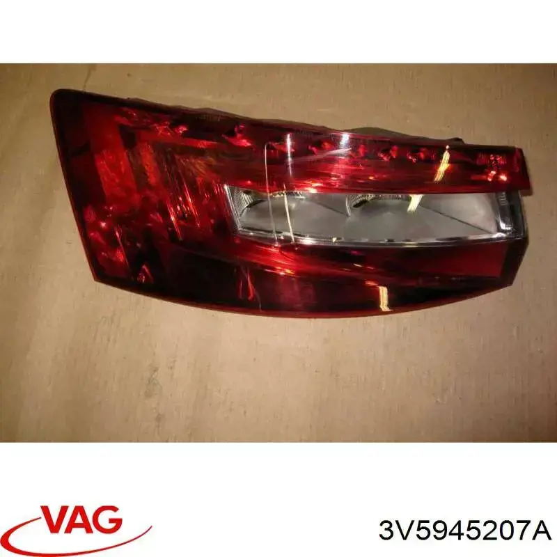 3V5945207A VAG Lanterna traseira esquerda externa