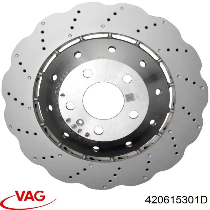 Disco do freio dianteiro VAG 420615301D preço, a partir de 543,85 USD