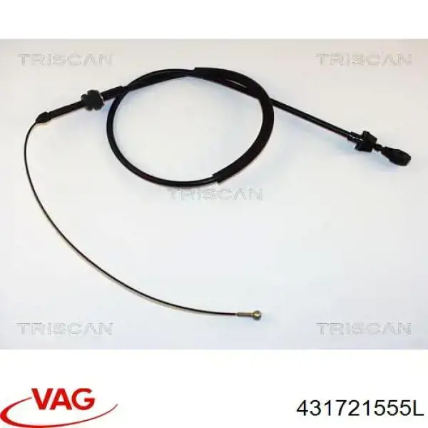 Cabo/pedal de gás (de acelerador) para Audi 100 C3 44, 44Q