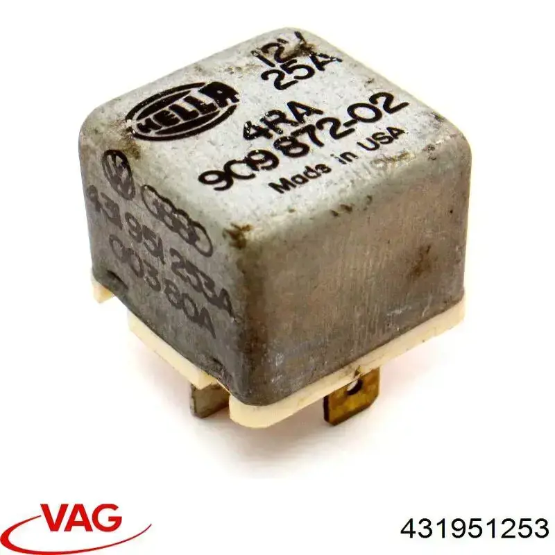 Relê de ventilador 431951253 VAG