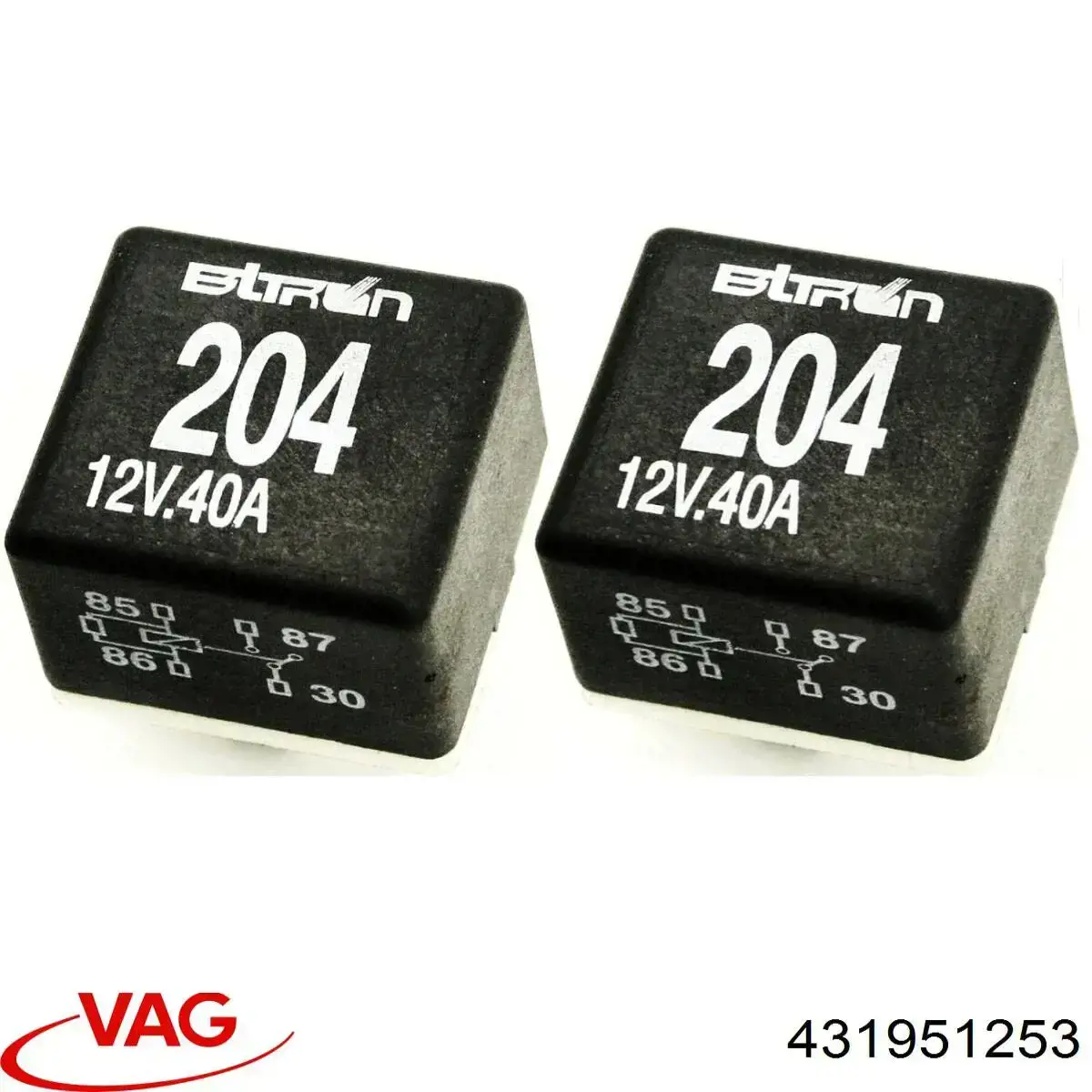 Relê de ventilador VAG 431951253