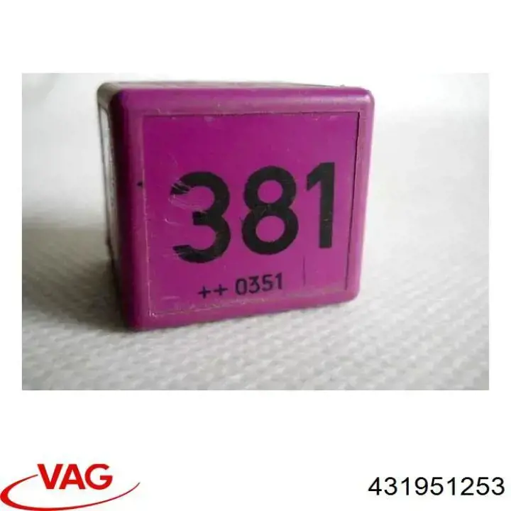 Relê de ventilador VAG 431951253 preço, a partir de 3,55 USD