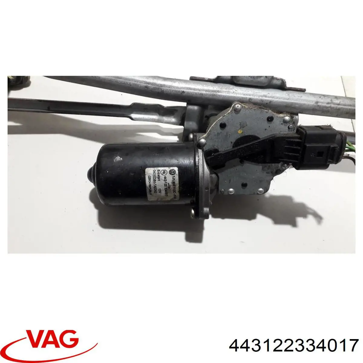 443122334017 VAG Motor de limpador pára-brisas do pára-brisas