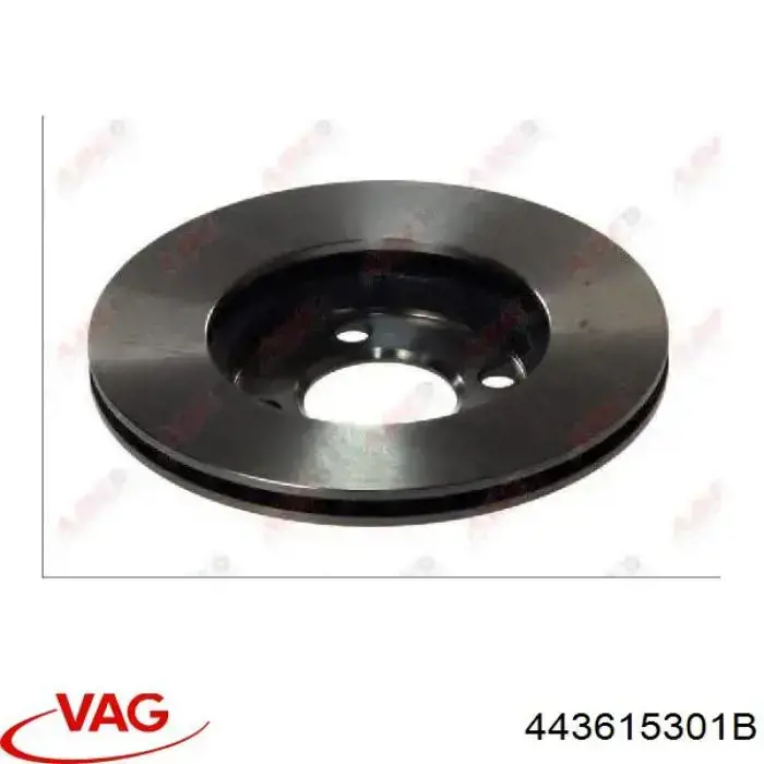 Disco do freio dianteiro VAG 443615301B preço, a partir de 40,60 USD