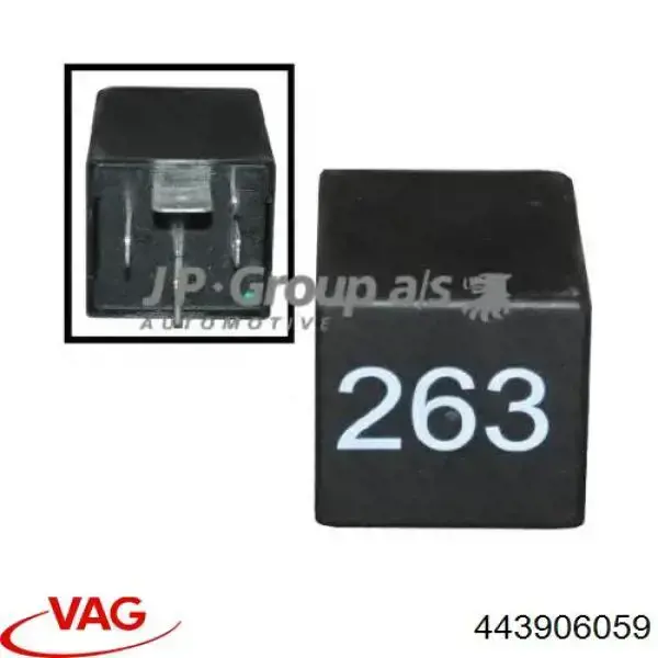 Compre 443906059 VAG Relê de bomba de gasolina elétrica