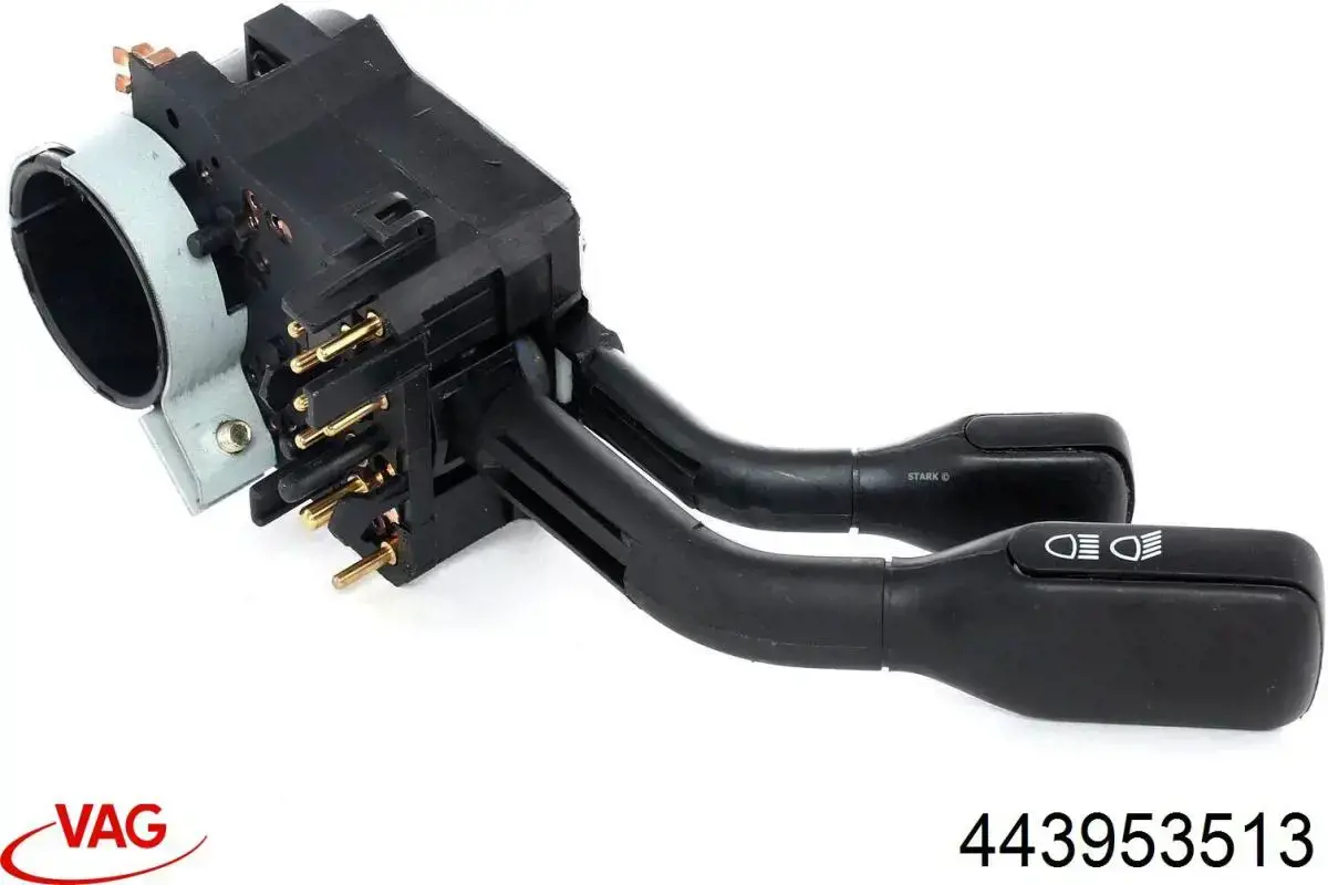 Compre 443953513 VAG Comutador instalado na coluna da direção, montado