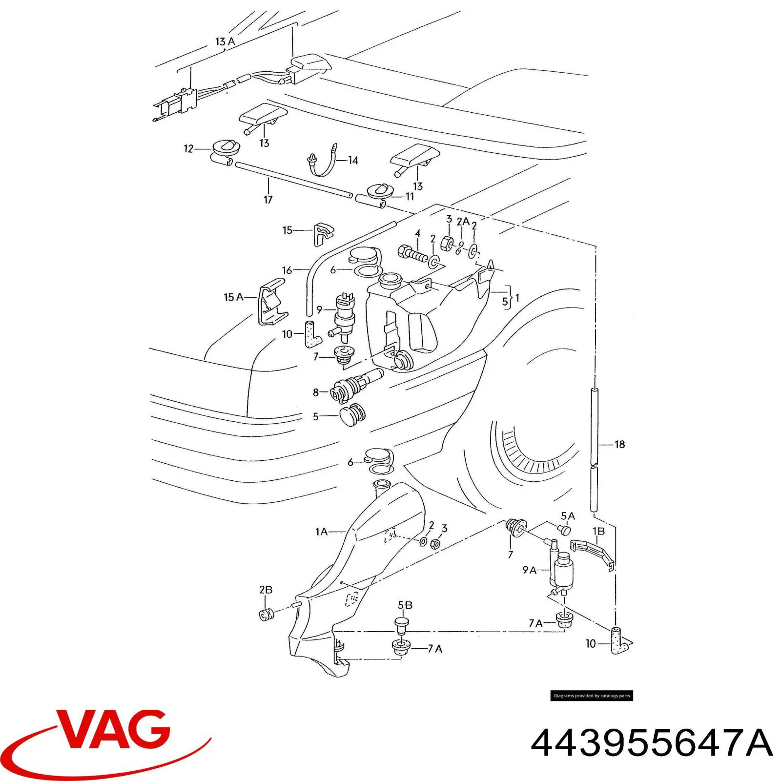  VAG 443955647A preço, a partir de 5,60 USD